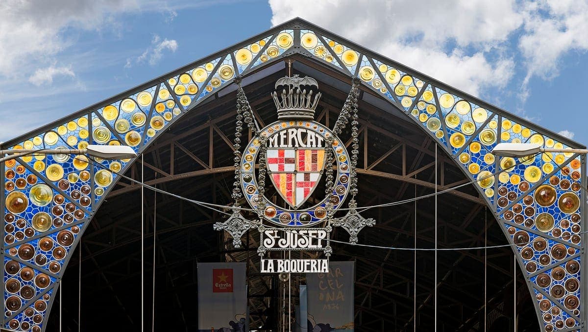 Early morning at La Boqueria
