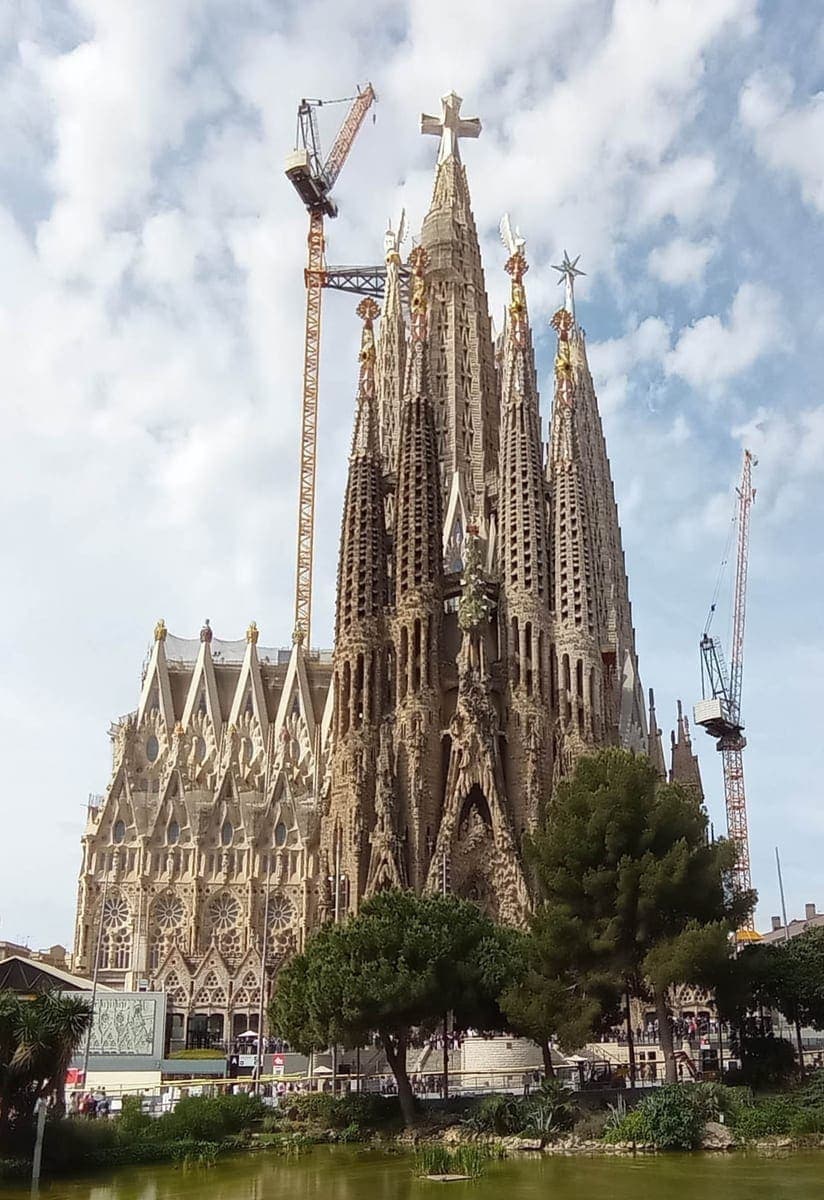 The light inside the Sagrada Família
